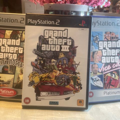 Grand theft auto - pakke med 3 - PS2