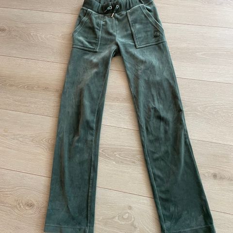 Bukse fra juicy couture - str XXS - dark moss