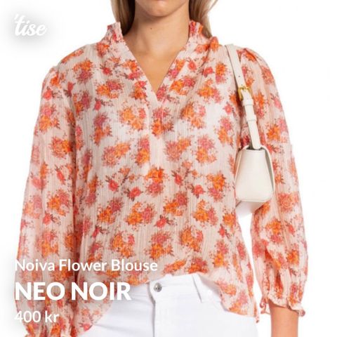 Noiva Flower Blouse - Neo Noir - str 42 - Ubrukt