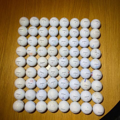 Titleist pro V1 og pro V1X golfballer