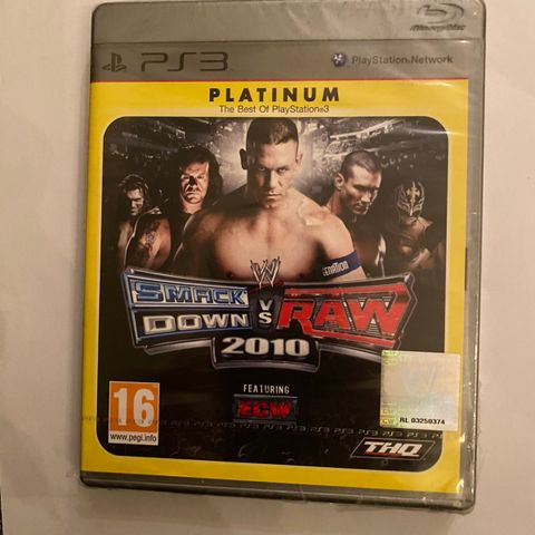 WWE Smackdown vs Raw 2010 (PS3) - forseglet