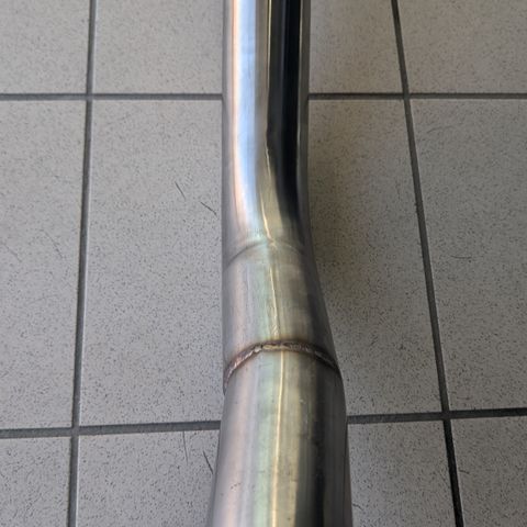 Ukjent downpipe eksos rør med flexi