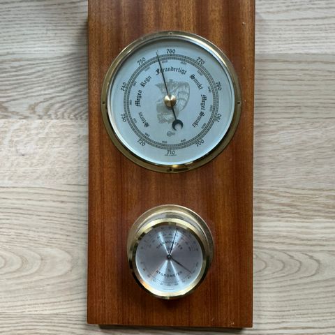 Barometer og termometer