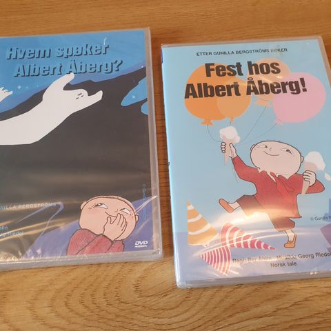 Reservert! Albert Åberg på DVD x 2