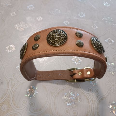 Dog new leather Belt Medium to large 40-47 CM