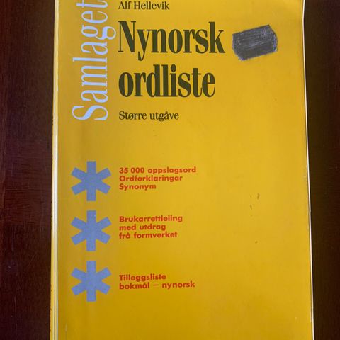 Nynorsk ordliste