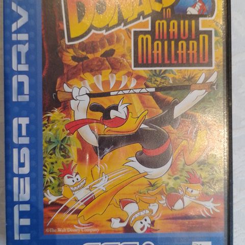 Donald in Maui Mallard CIB til Sega Mega Drive