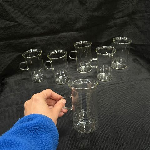 6 stk kaffeglass