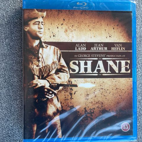 Shane (blu-ray) western film klassiker