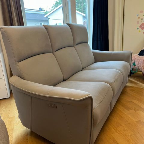 Pent brukt recliner 3-seter