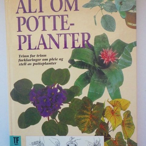 Alt om potteplanter, blomsterbøker, blomster, innredning - som ny