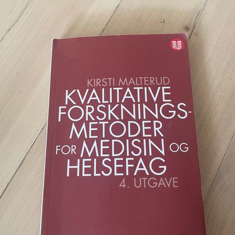 Kvalitative forskningsmetoder for medisin og helsefag