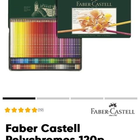 Faber castell 120 vannfargestifter