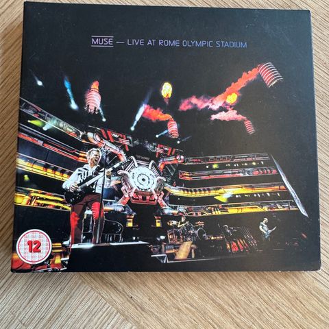 Muse Live At Rome Olympic Stadium Blu Ray Uåpnet