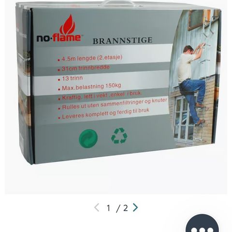 No flame brannstige ( 2 etg.)