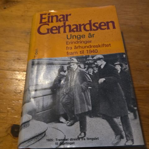 Einar Gerhardsen - Unge år