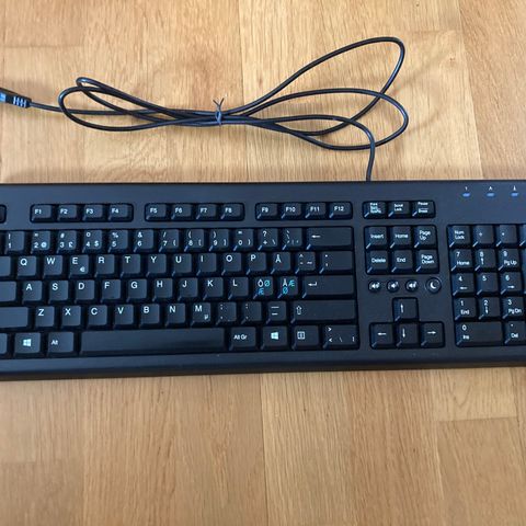 HP slimline lite brukt USB tastatur selges for kun kr. 100,-