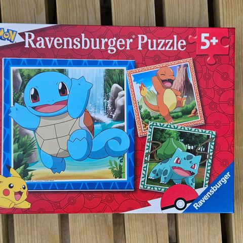 Ravensburger puslespill pokemon - 3x49 brikker