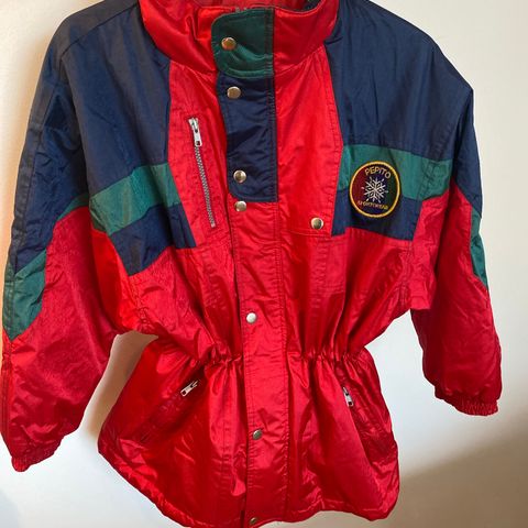 Vintage 90s høst-/ vinterjakke fôret