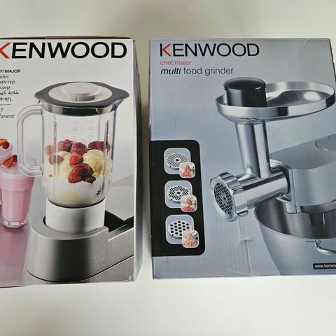 Kenwood chef/major blender og kvern