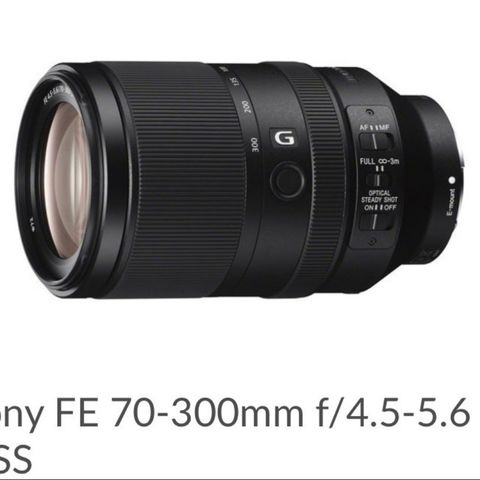 Sony 70-300mm f/4.5-5.6 G OSS