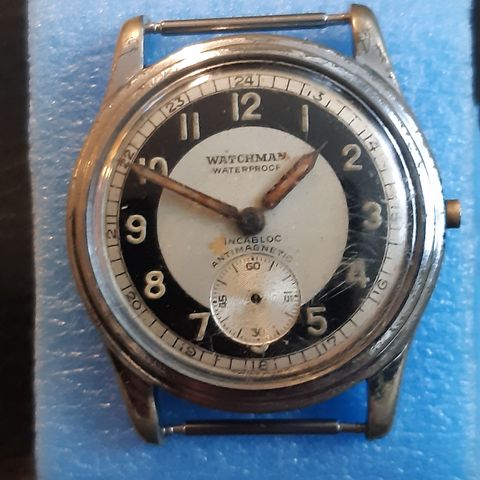 Swiss Made Watchman mekanisk herreur fra 50-tallet. 32mm