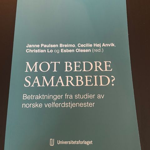 Pensumbok «Mot bedre samarbeid»