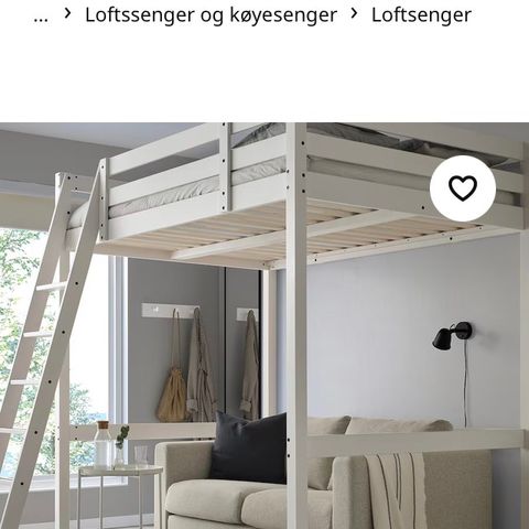 Storå loftseng fra IKEA