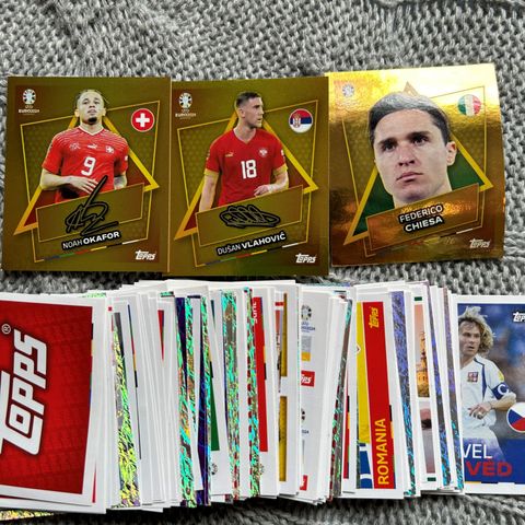 Topps Euro 2024 stickers bytte - salg