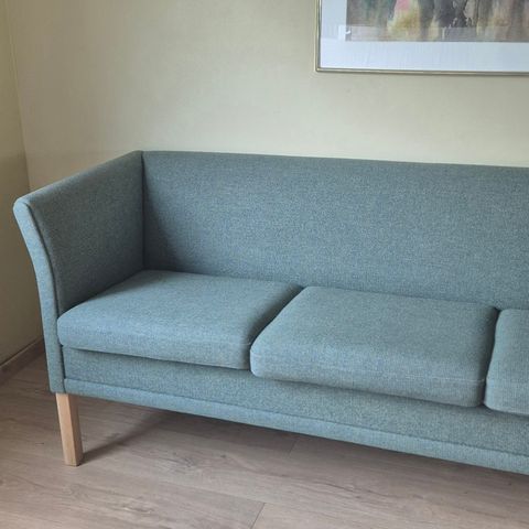 Retro Nielhaus spisesofa/sofa, i kvalitet ullstoff