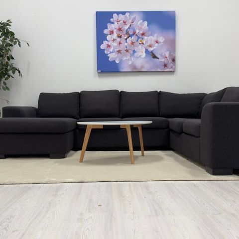 Svart Scapa U-Sofa | NYRENSET + GRATIS FRAKT