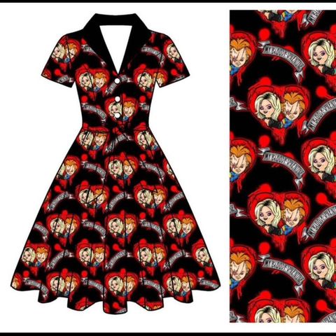 Plus size kjole Carolina DressRoom rizzo Chucky