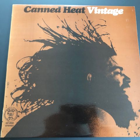 CANNED HEAT "Vintage" (1969) Svensk 1971 press vinyl LP  Unikt cover TOPP STAND