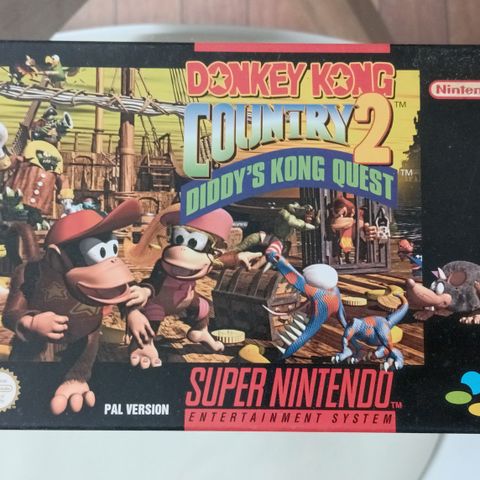 Komplett Meget pen Donkey Kong Country 2 Diddy Super Nintendo SNES