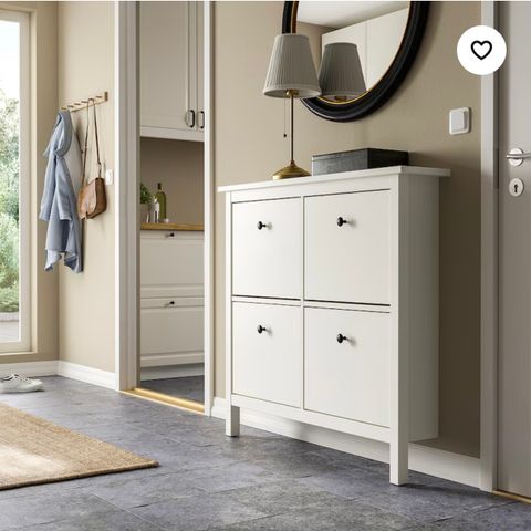 Hemnes skoskap selges! ⭐️ Brukt til boligstyling!