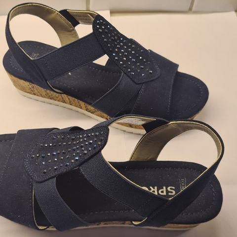 Sprox dame sko, sandaler, str. 37