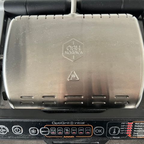 OBH Nordica Optigrill+initial elektrisk bordgrill