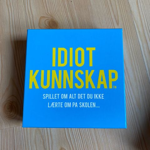 Idiotkunskapp - Spill