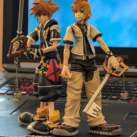 Kingdom Hearts Play Arts - Sora & Roxas