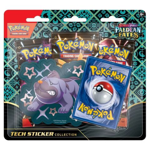 Pokemon TCG: Paldean Fates Tech Sticker Blister Maschiff