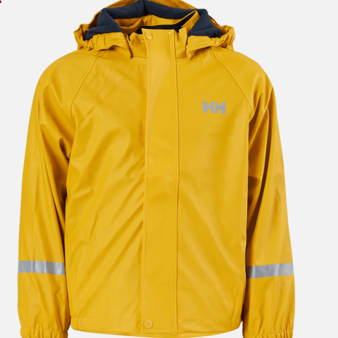 Helly Hansen (HH) Regnsett, Str-98, Regnjakke , Regntøy, Fleece-lined Rain Set