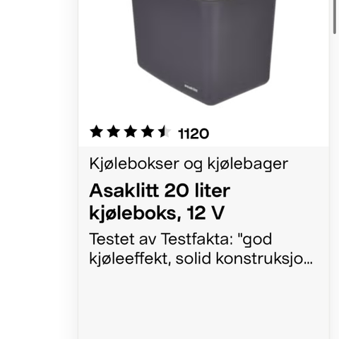 Bilkjøleskap