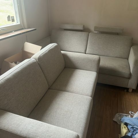 Pent brukt sofa