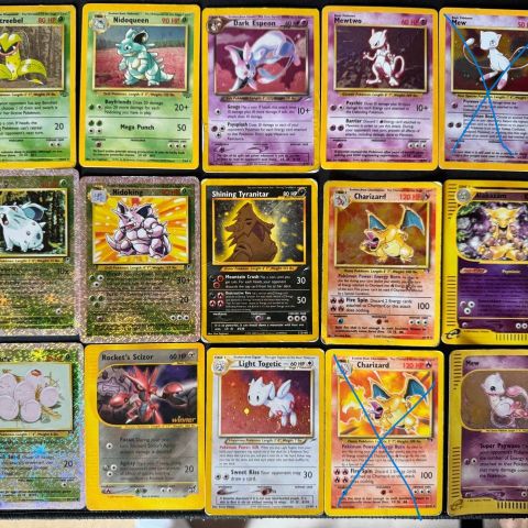 Pokemon samling - shining tyranitar - charizard base