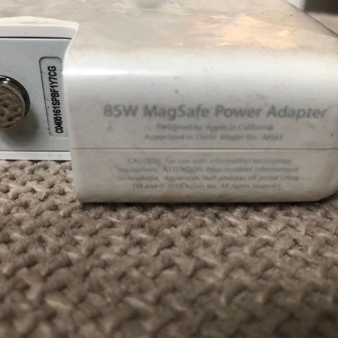 Apple MacBook Magsafe 1 lader, 85W