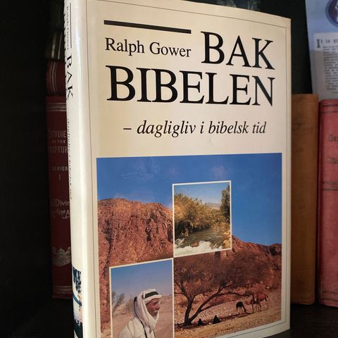 📚BORGE ANTIKVARIAT: «Bak bibelen - dagligliv i bibelsk tid» Ralph Gower