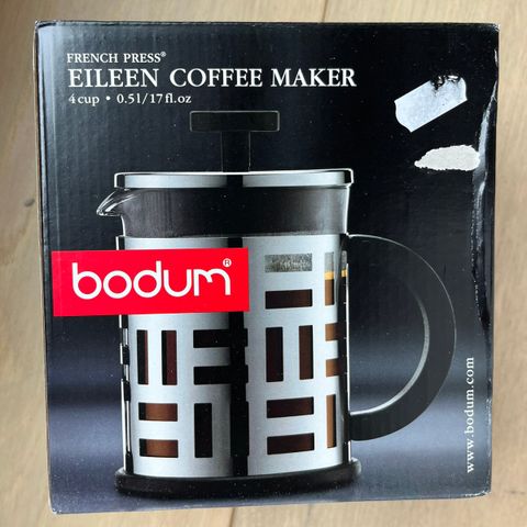 Ny/ubrukt Bodum Eileen presskanne 0,5l  (4 kopper).