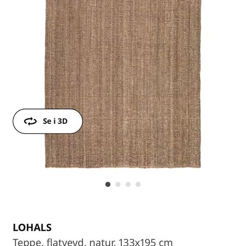 Lohals teppe IKEA