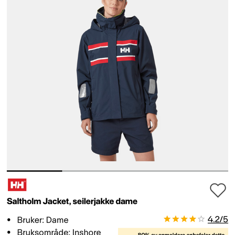 Saltholm jakke Helly Hansen