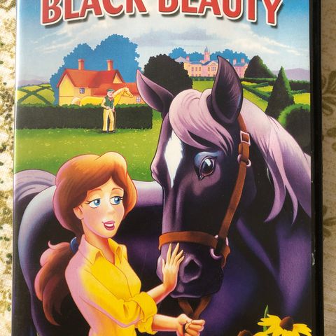 (DVD) Black Beauty tegnefilm (1988) Norsk tale